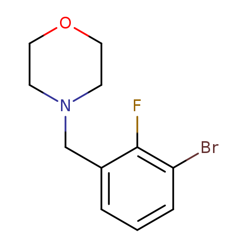 1-Bromo-2-fluoro-3-(morpholinomethyl)benzene