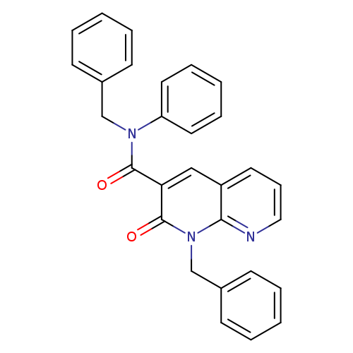 N,1-dibenzyl-2-oxo-N-phenyl-1,2-dihydro-1,8-naphthyridine-3-carboxamide