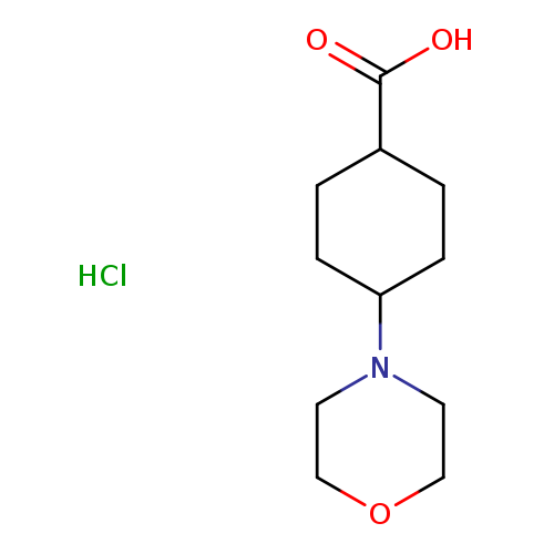 4-(Morpholin-4-yl)cyclohexane-1-carboxylic acid hydrochloride