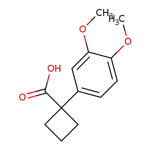 1-(3，4-Dimethoxyphenyl)cyclobutanecarboxylic acid