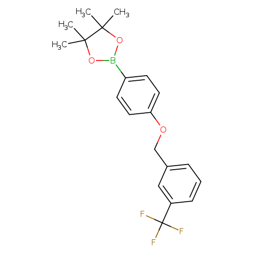 1,3,2-Dioxaborolane, 4,4,5,5-tetramethyl-2-[4-[[3-(trifluoromethyl)phenyl]methoxy]phenyl]-