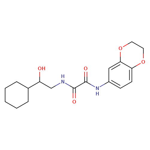 N'-(2-cyclohexyl-2-hydroxyethyl)-N-(2,3-dihydro-1,4-benzodioxin-6-yl)ethanediamide