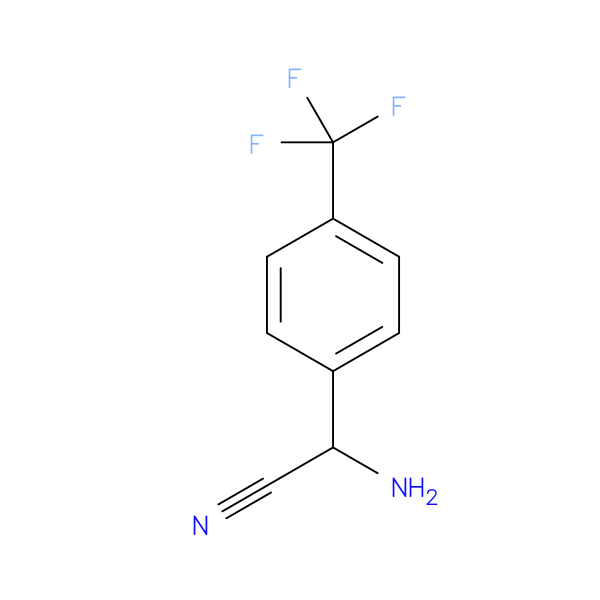 2-amino-2-[4-(trifluoromethyl)phenyl]acetonitrile