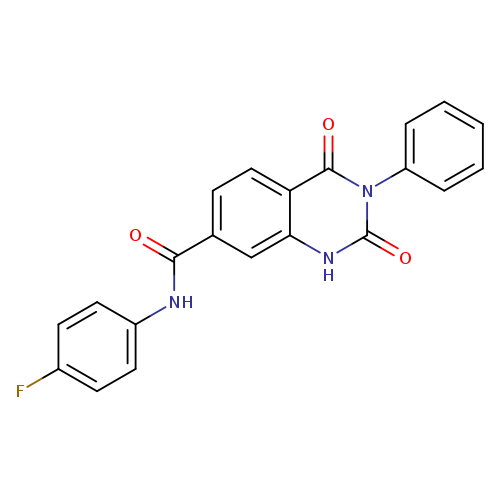 N-(4-fluorophenyl)-2,4-dioxo-3-phenyl-1,2,3,4-tetrahydroquinazoline-7-carboxamide