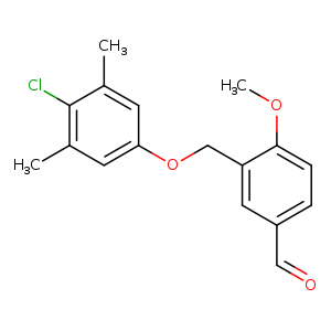 3-[(4-Chloro-3,5-dimethylphenoxy)methyl]-4-methoxybenzaldehyde