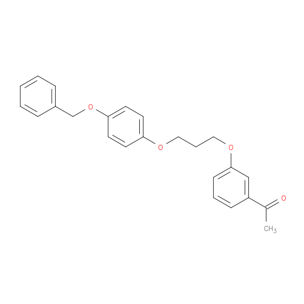 1-(3-(3-(4-(Benzyloxy)phenoxy)propoxy)phenyl)ethanone