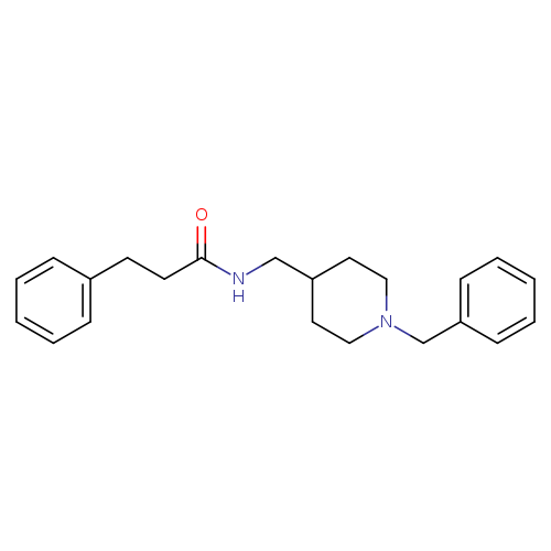 N-[(1-benzylpiperidin-4-yl)methyl]-3-phenylpropanamide