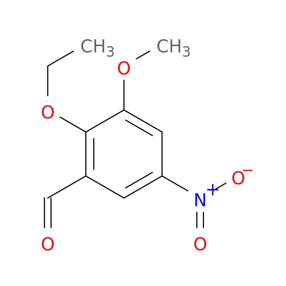 2-ethoxy-3-methoxy-5-nitrobenzaldehyde
