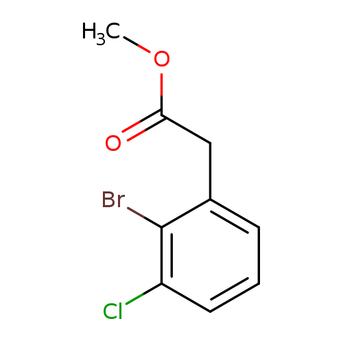 Benzeneacetic acid, 2-bromo-3-chloro-, methyl ester