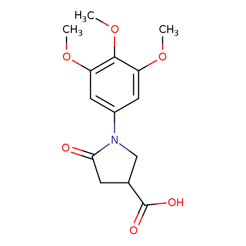 5-Oxo-1-(3,4,5-trimethoxyphenyl)pyrrolidine-3-carboxylic acid