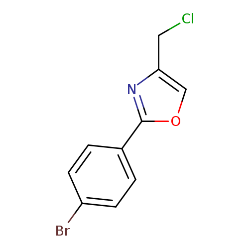2-(4-Bromophenyl)-4-(chloromethyl)-1,3-oxazole