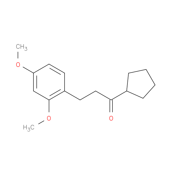 1-Cyclopentyl-3-(2,4-dimethoxyphenyl)propan-1-one