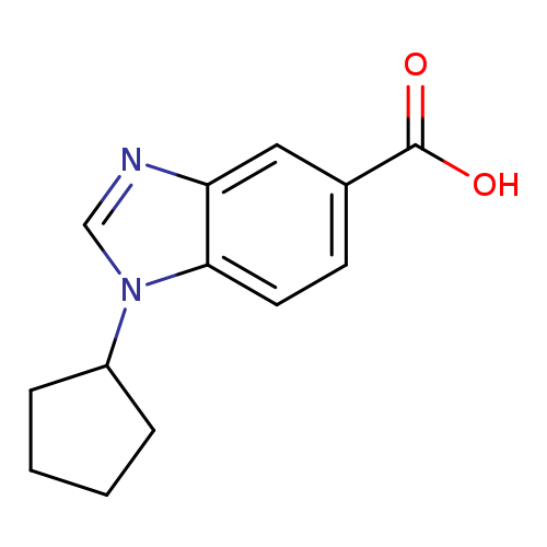 1-Cyclopentyl-1,3-benzodiazole-5-carboxylic acid