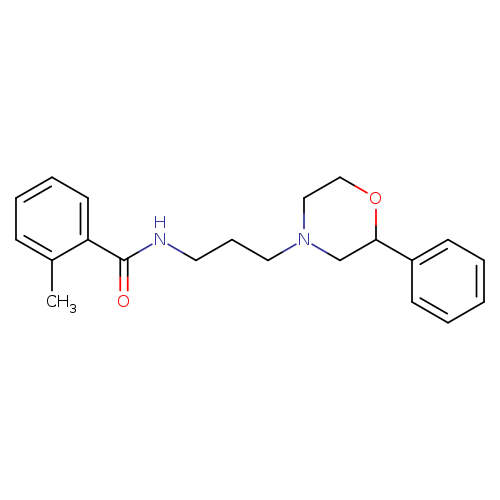 2-methyl-N-[3-(2-phenylmorpholin-4-yl)propyl]benzamide
