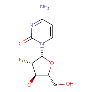 4-Amino-1-((2R,3S,4R,5R)-3-fluoro-4-hydroxy-5-(hydroxymethyl)tetrahydrofuran-2-yl)pyrimidin-2(1H)-one