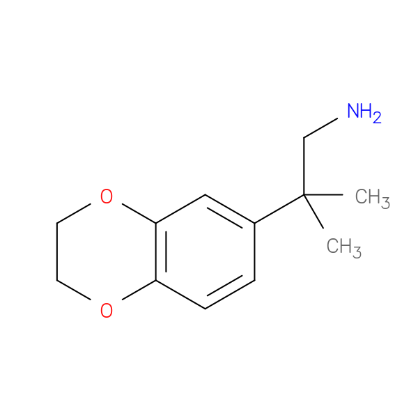 2-(2,3-Dihydro-1,4-benzodioxin-6-yl)-2-methylpropan-1-amine