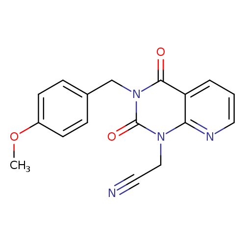 2-{3-[(4-methoxyphenyl)methyl]-2,4-dioxo-1H,2H,3H,4H-pyrido[2,3-d]pyrimidin-1-yl}acetonitrile