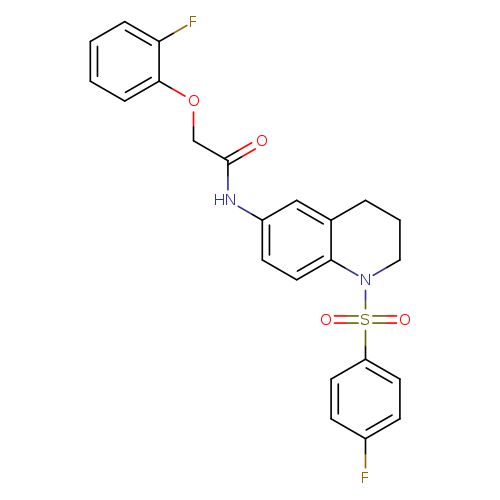 N-[1-(4-fluorobenzenesulfonyl)-1,2,3,4-tetrahydroquinolin-6-yl]-2-(2-fluorophenoxy)acetamide