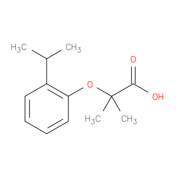 2-(2-Isopropylphenoxy)-2-methylpropanoic acid