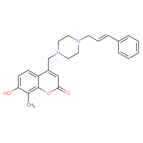 7-hydroxy-8-methyl-4-({4-[(2E)-3-phenylprop-2-en-1-yl]piperazin-1-yl}methyl)-2H-chromen-2-one