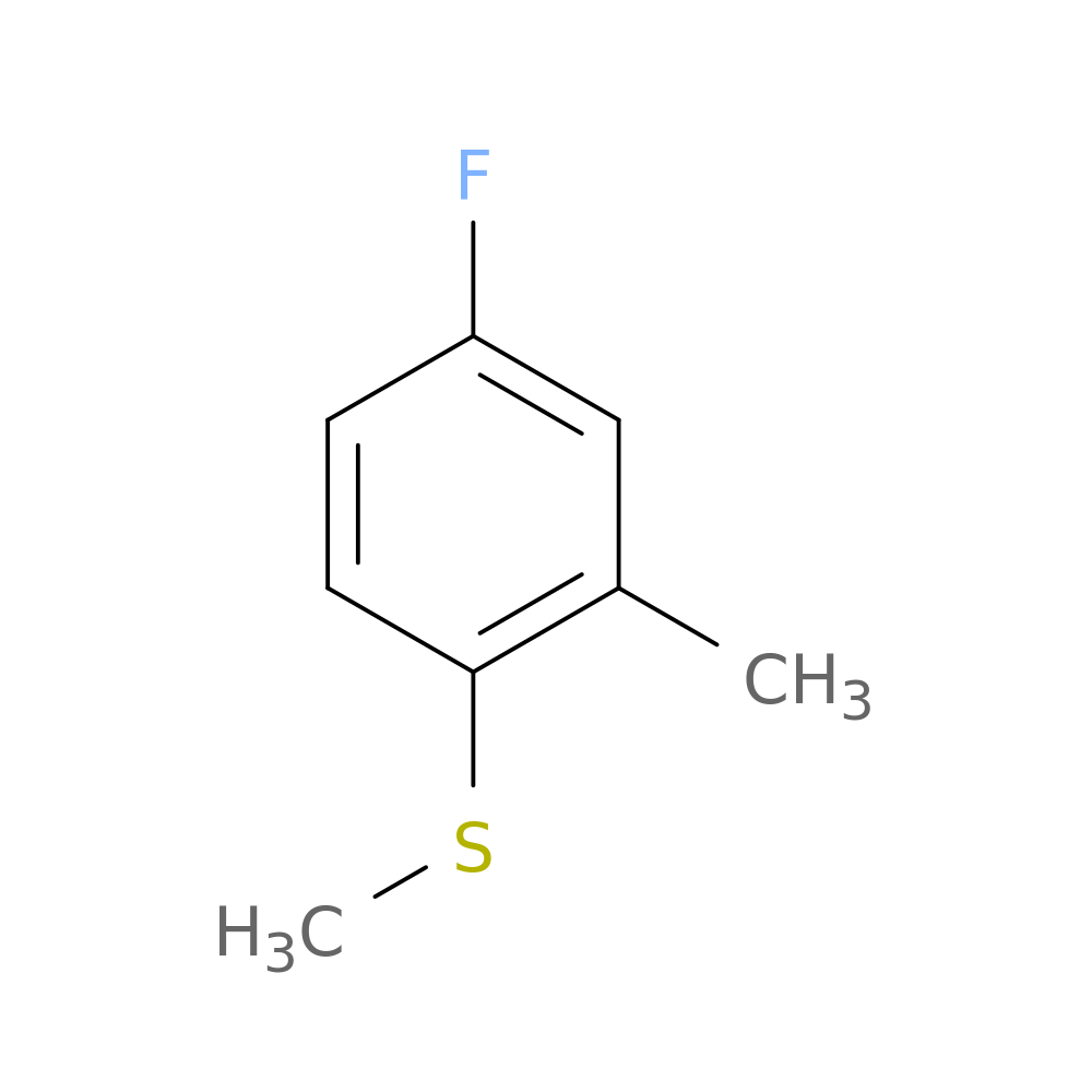 4-Fluoro-2-methyl-1-(methylsulfanyl)benzene