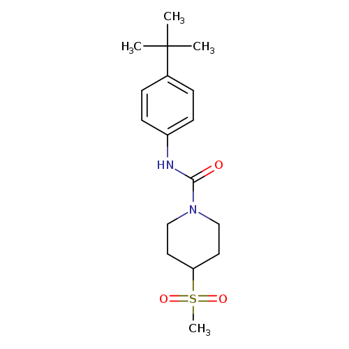 N-(4-tert-butylphenyl)-4-methanesulfonylpiperidine-1-carboxamide