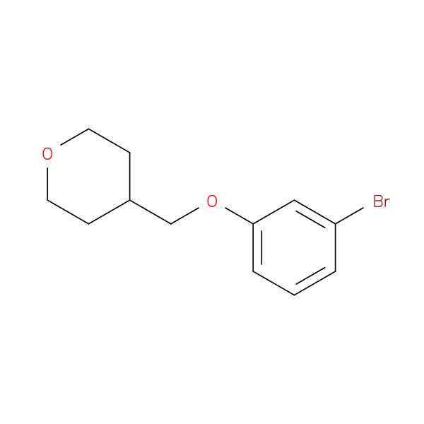 4-((3-Bromophenoxy)methyl)tetrahydro-2H-pyran