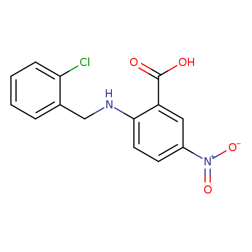2-{[(2-chlorophenyl)methyl]amino}-5-nitrobenzoic acid