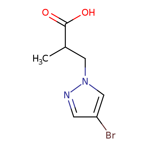 3-(4-Bromo-1h-pyrazol-1-yl)-2-methylpropanoic acid