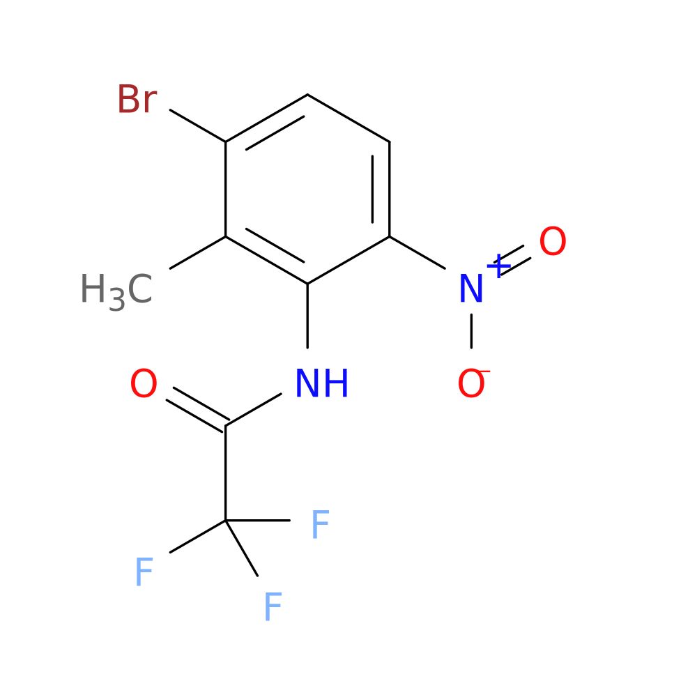 N-(3-Bromo-2-methyl-6-nitrophenyl)-2,2,2-trifluoroacetamide