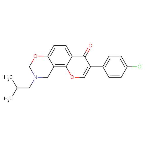 3-(4-chlorophenyl)-9-(2-methylpropyl)-4H,8H,9H,10H-chromeno[8,7-e][1,3]oxazin-4-one
