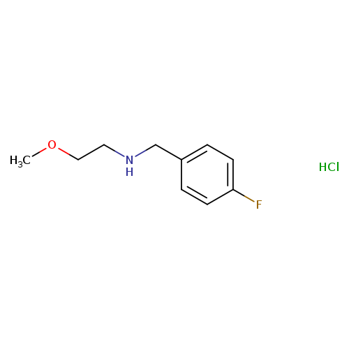 N-(4-fluorobenzyl)-2-methoxyethanamine hydrochloride