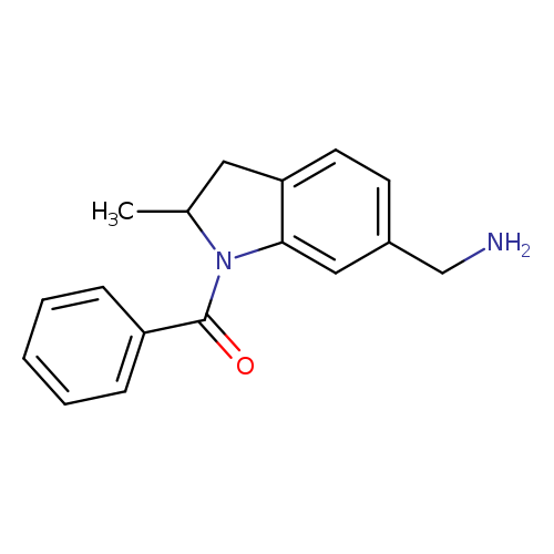 (1-benzoyl-2-methyl-2,3-dihydro-1H-indol-6-yl)methylamine