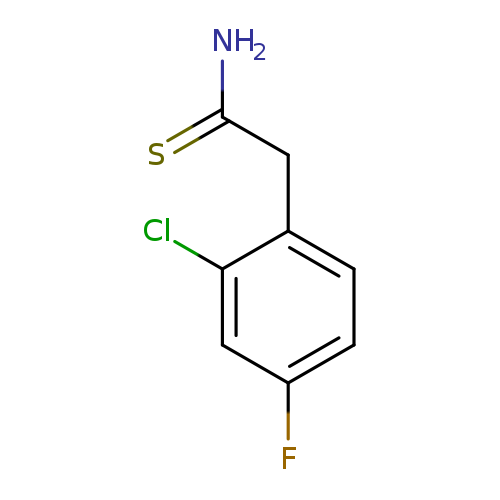 2-(2-Chloro-4-fluorophenyl)ethanethioamide