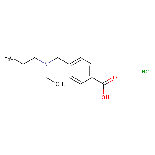 4-{[ethyl(propyl)amino]methyl}benzoic acid hydrochloride
