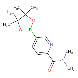 2-Pyridinecarboxamide, N,N-dimethyl-5-(4,4,5,5-tetramethyl-1,3,2-dioxaborolan-2-yl)-