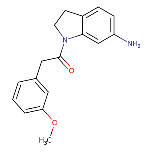 1-(6-amino-2,3-dihydro-1H-indol-1-yl)-2-(3-methoxyphenyl)ethan-1-one