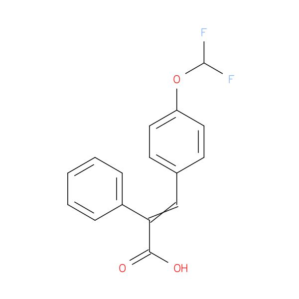 3-[4-(difluoromethoxy)phenyl]-2-phenylprop-2-enoic acid