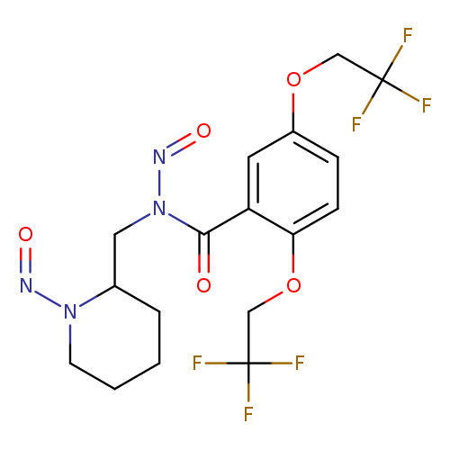 N-[(1-nitrosopiperidin-2-yl)methyl]-N'-oxo-2,5-bis(2,2,2-trifluoroethoxy)benzohydrazide