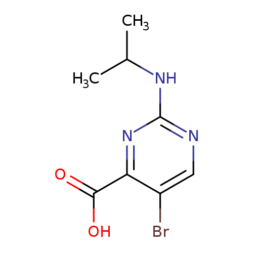 5-bromo-2-[(propan-2-yl)amino]pyrimidine-4-carboxylic acid