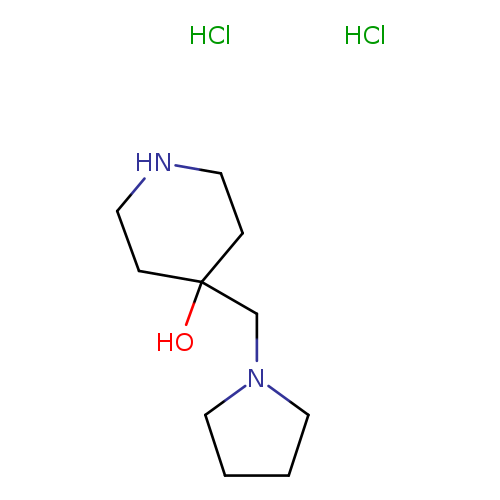 4-(Pyrrolidin-1-ylmethyl)piperidin-4-ol dihydrochloride