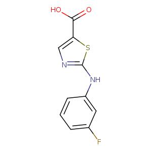2-[(3-fluorophenyl)amino]-1,3-thiazole-5-carboxylic acid