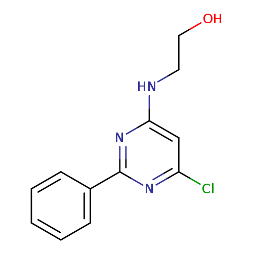 2-[(6-chloro-2-phenylpyrimidin-4-yl)amino]ethan-1-ol