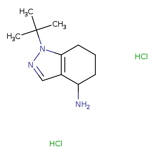 1-tert-butyl-4,5,6,7-tetrahydro-1H-indazol-4-amine dihydrochloride