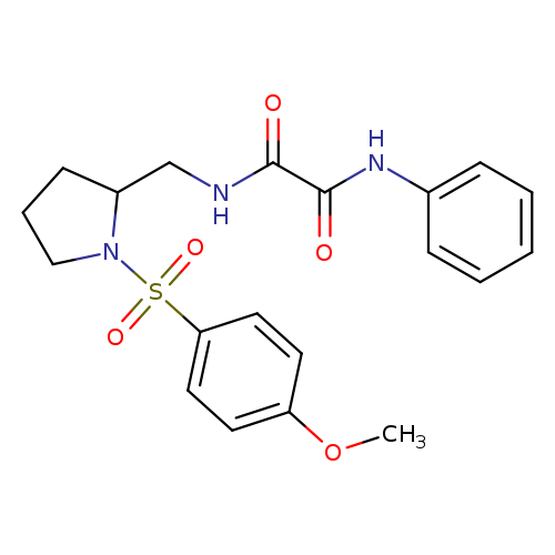 N-{[1-(4-methoxybenzenesulfonyl)pyrrolidin-2-yl]methyl}-N'-phenylethanediamide