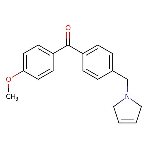 (4-((2,5-Dihydro-1H-pyrrol-1-yl)methyl)phenyl)(4-methoxyphenyl)methanone