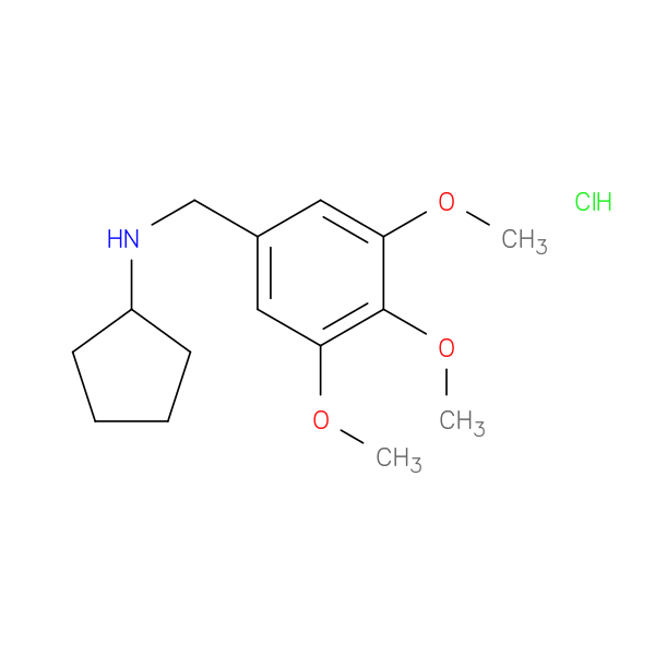 CYCLOPENTYL-(3,4,5-TRIMETHOXY-BENZYL)-AMINE HYDROCHLORIDE