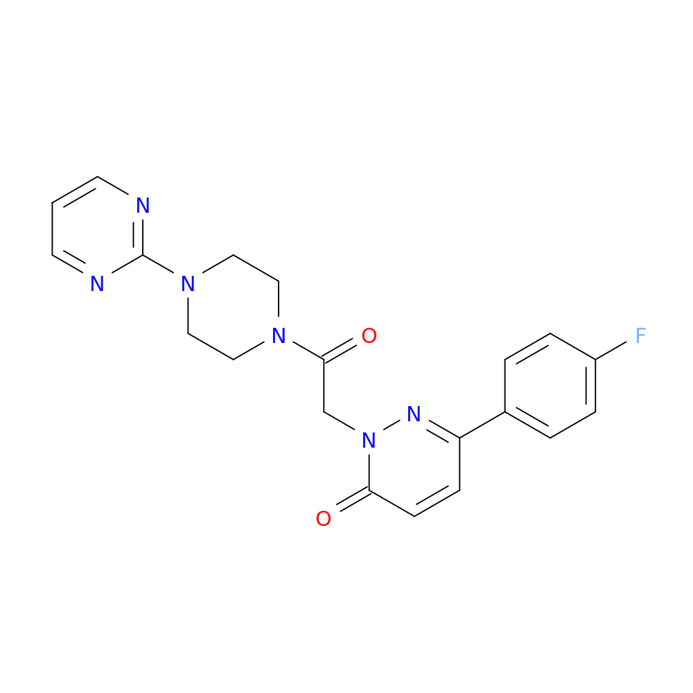 6-(4-fluorophenyl)-2-{2-oxo-2-[4-(pyrimidin-2-yl)piperazin-1-yl]ethyl}-2,3-dihydropyridazin-3-one