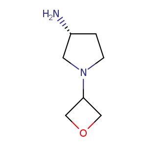 3-Pyrrolidinamine, 1-(3-oxetanyl)-, (3R)-