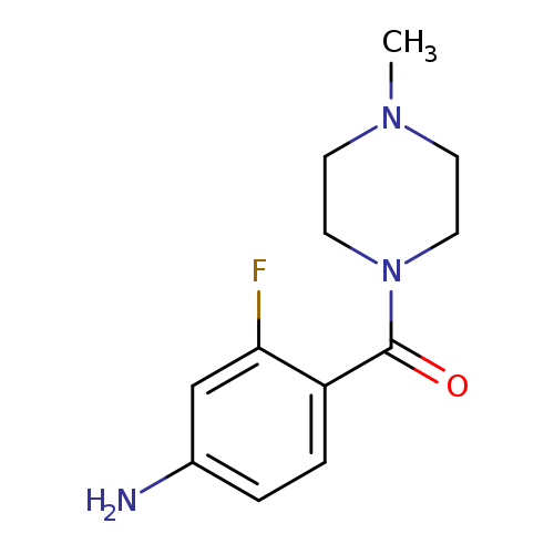 3-fluoro-4-(4-methylpiperazine-1-carbonyl)aniline